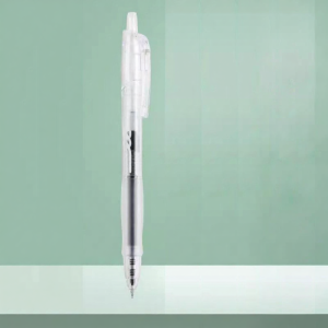 deli | Bút Gel Đôi Nhấn Nút 0.5mm Màu Đen Khô Nhanh Dụng Cụ Học Tập