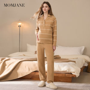 Mom Jane | Warm Velvet Postpartum Sleepwear Pajamas