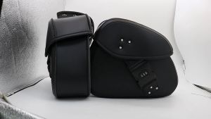 2 ชิ้น กระเป๋าอานมอเตอร์ไซค์อเนกประสงค์ มอเตอร์ไซค์ด้านข้างกระเป๋าใส่สัมภาระกระเป๋าอานสำหรับ Honda Yamaha Suzuki Harley 883