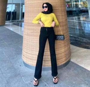 cutbray jeans cutbray highwaist celana jeans wanita