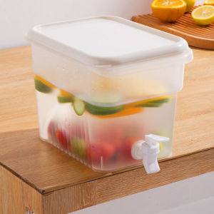 1.5L Water Dispenser Household Refrigerator Cold Kettle with Faucet Water Pitcher For Refrigerator Beverage Leak Proof Dispenser