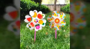 Chong chóng tô màu sáng tạo - Đồ chơi DIY siêu cute cho bé