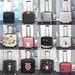 Cute Cartoon Childrens Suitcase Square Trolley Suitcase Male and Female 18-Inch Boarding Bag 20-Inch Student Luggage