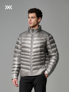 Lightweight Warm Waterproof Mens Stand-Collar Down Jacket