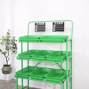 【COD】8 plastic frame trays supermarket shelves support frame fruit vegetable display racks