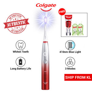 COLGATE LED Electric Toothbrush Berus Gigi Blue Light Electric Sonic Electronic Toothbrush 電動牙刷 电动牙刷 舒客 Gift Box Birthday Gift Present