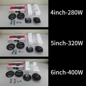 1Pair 4/5/6 Inch 3-Way Universal Car HiFi Coaxial Speaker 280W/320W/400W Auto Music Stereo Car Door Full Range Speakers Woofer