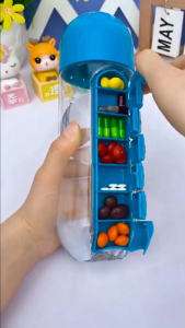 Bình Nước 2in1 Kèm Hộp Đựng Thuốc 7 Ngăn Theo Ngày – Hộp Chia Viên Uống Cá Nhân Tiện Mang Theo