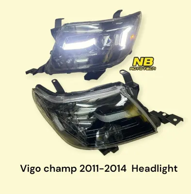 ไฟหน้า Vigo champ 2011 2012 2013 2014 ลายปี 2020 มีโลโก้ GR