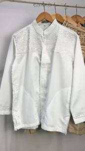 Ezpata Kemeja Taqwa Pria Koko Laki-laki Dewasa M-XL Katun Premium Motif Bordir Lengan Panjang Termurah