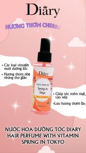 Xịt Dưỡng Tóc Hương Nước Hoa Diary Hair Perfumme In Tokyo 100mL ( Hương Cherry)
