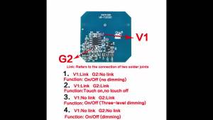 Touch Switch Hand-Sweep Dimmer 5-24V 3A 5CM Penetration for Wood Glass Acrylic 4 Modes DIY 1-5PCS for Cabinet Closet Desk LED