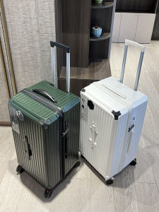 Shock-Absorbing Brake Universal Wheel Luggage Womens Large Capacity 40-Inch Luggage Mens Trolley Case Zipper Password Suitcase Pc