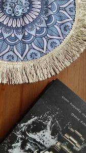 Alas Piring Meja Makan Bohemian / Tatakan Piring Bulat Scandinavian Shafiyyah Sarban