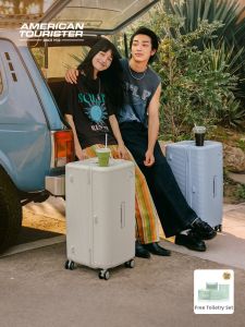 American Tourister | Large Capacity Travel Suitcase for Overseas Trips