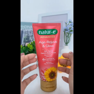 [ANTI AGING HAND BODY SERUM] Natur-E  Advanced Age-Rejuve & Glow Anti Aging Hand & Body Serum 180ml | Astaxanthin Vitamin E Niacinamide | Meratakan Melembabkan | Mengurangi Kerutan Halus Glowing Tekstur Ringan| Wangi Segar | Lotion Mengurangi Kerutan