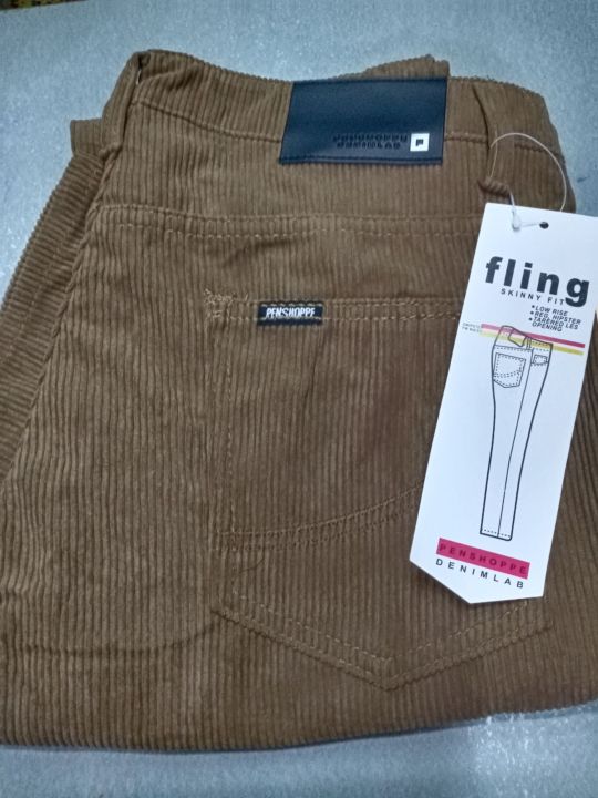 CORDUROY PANTS SEMISTRAIGHT CUT Lazada PH