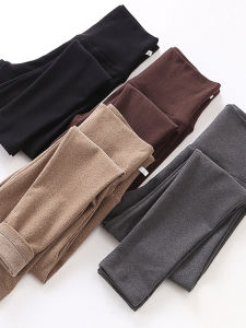 Self-Heating Fleece Lined Yoga Pants Womens High Waist Thermal Trousers Slimming Warm Pants Dervo Brand Home Clothes