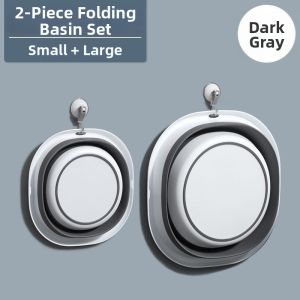 Folding Multi-Purpose Basin for Students Dorms Families Infant Care 3 Packs