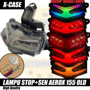 Lampu Stop + Sen LED Running Rainbow RGB Xcase Yamaha NVX/Aerox 155 Old