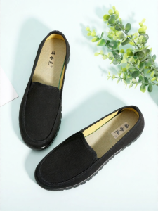 BUSHEYUAN | Comfortable Slip-On Flat Cloth Shoes for Women