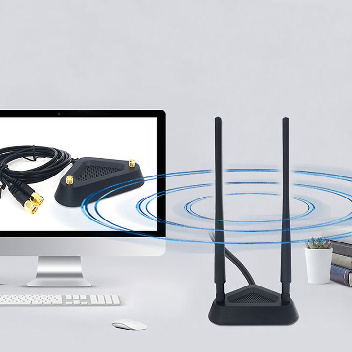 Maginet Wiifi Router 2.4G/5G Dual Frequency Extension Cable Antenna Wifi Router Wireless ...