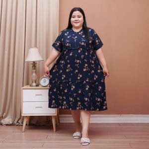 Daster monica busui big size Ld 125cm estimasi muat bb 90kilo bahan rayon premium daster wanita terbaru bahan adem untuk remaja dan emak emak