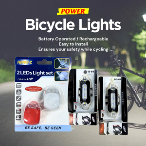 Bicycle Lights Night Safety Rechargeable Battery Operated Bike Night Light
