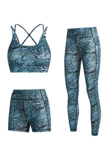 Womens Thin Breathable Quick Dry Yoga Fitness Pants Tank Top Backless Sports Bra Running Exercise Gym Tights mid Waist Long Leggings