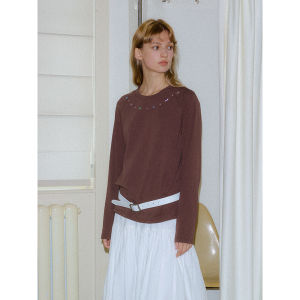 Loose Long Sleeve round Neck T-Shirt Womens Casual Style Printed Top Slimming Base Shirt Inner Wear Autumn Season Fashion