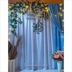 dijual paket dekorasi tunangan/ akad/ syukuran dll. komplit tinggal pasang