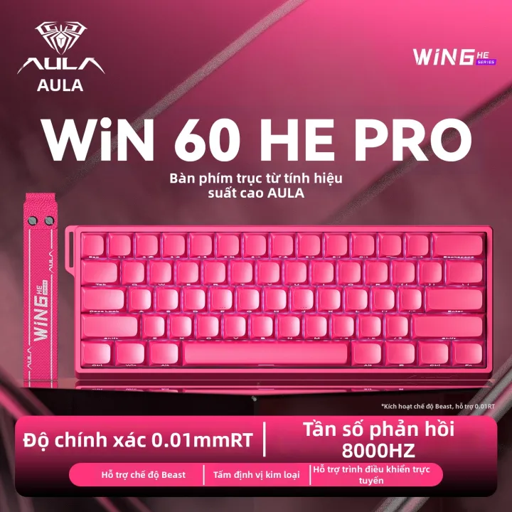 AULA | Bàn phím cơ trục từ WIN60hePRO tùy chỉnh có dây hiệu năng cao dành riêng cho game FPS CS | BigBuy360 - bigbuy360.vn AULA | Bàn phím cơ trục từ WIN60hePRO tùy chỉnh có dây hiệu năng cao dành riêng cho game FPS CS | BigBuy360 - bigbuy360.vn