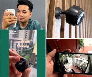 Dxy Camera Wifi Mini không dây A9 camera quay an ninh A9 kết nối wifi 1080p HD có ứng dụng xem từ xa