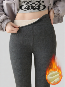 Static Resistant Warm Leggings for Autumn and Winter