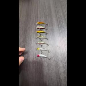 7pcs Mini Crankbaits Fishing Lures Set Sinking Minnow Hard Bait Kit Artificial Wobblers For Pike Bass Carp Swimbait Pesca Tackle