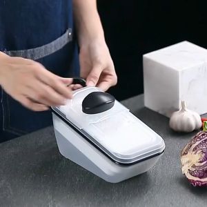 Parutan Set 5 In 1 & Pisau Parutan Multifungsi: Alat Pemotong Sayuran Serbaguna