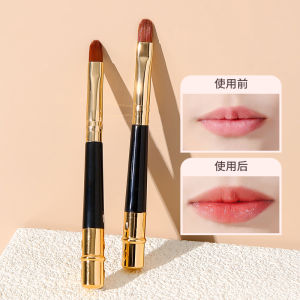 แปรงลิปสติกแบบพกพา แปรงอายแชโดว์ แปรงแต่งหน้า แปรงแต่งหน้าแบบยืดหยุ่นสำหรับผู้เชี่ยวชาญด้านความงาม แปรงแต่งหน้าแบบกันน้ำ