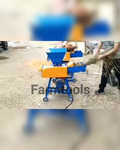 เครื่องสับย่อย พร้อมลูกรีด ใบมีด4ใบ+ใบมีด12ซี่ สับหญ้า สับผลไม้ มะพร้าว พร้อมมอเตอร์3แรง ขดลวดทองแดงแท้ มีหน้าร้านประกัน1ปี