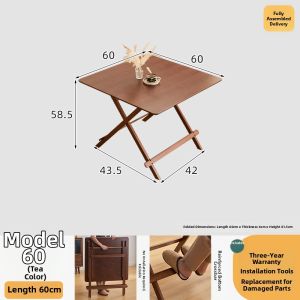 MEIZHULIJIA | Foldable Portable Table for Home and Outdoor Use