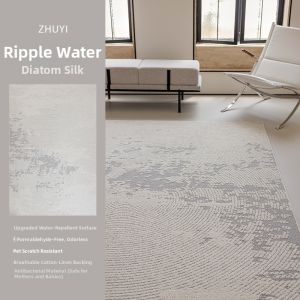 ZHUOYI | Easy Clean Luxury High-end Waterproof Stain-Resistant Rug