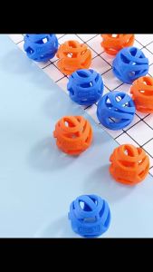 Floating Dog Chew Ball Indestructible Rubber Teeth Cleaning Molar Toy for Small-Medium Dogs Summer Pool Beach Water Play