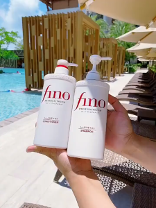 Shiseido FINO Premium Touch Hair Care Set (Shampoo 550ml+Conditioner 550ml) Repair damaged dry hair due to hair perm and heat