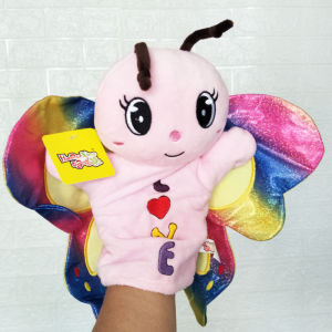 Cute Color Butterfly Hand Puppet Plush Toy