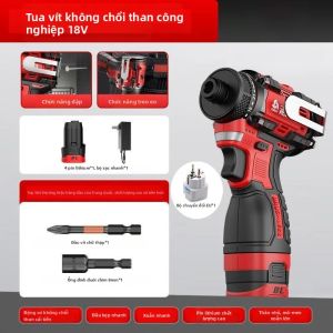 deli | Máy Khoan Điện Không Chổi Than CHIGO 18/21V Máy Vặn Vít Mô-men Xoắn 80N.m Không Dây Với Pin Li-ion Dụng Cụ Điện Cầm Tay Có Chức Năng Điều Khiển Tiến Lùi