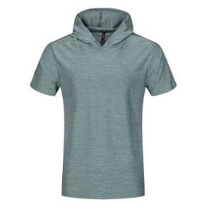 🇲🇾 READY STOCK !!  Mens Workout TShirt with hoods Gym Hoodie Fitness hooded shirts #M001