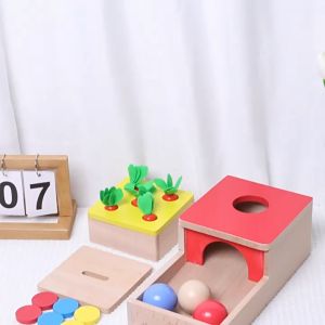 Woodpecker - Mainan kayu edukasi anak 4 in 1 box wooden montessori