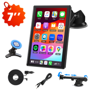 7/8/9 Support Orientation & Portrait Car Mirror Radio Wireless Carplay Android Auto Multimedia Video Player Universal Screen