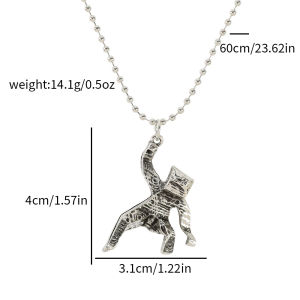 Bandai | 3D Xenon Rock Little Man Project Hail Mary Rocky Hand Rubbing Grace Little Man Pendant Necklace