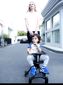 OutTrek รถเข็นเด็กแบบพับได้ รถเข็นเด็กแบบพกพา รถเข็นเด็ก 2 ทาง รถเข็นเด็กขนาดห้องโดยสารเครื่องบิน