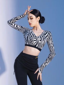 conny | Áo Khiêu Vũ Latin Hiện Đại Cho Nữ Kiểu Ngắn Tay Dài